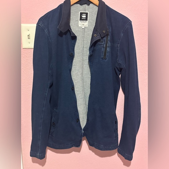 Men’s G Star Raw Kensetsu jacket vest indigo navy size M - Picture 4 of 4